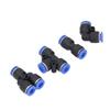 Set 40 Piese Fitinguri Pneumatice Push to Connect Racorduri Splitter Tee Cot Conectori Drepți