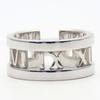 Gebraucht TIFFANY&Co. Ring Atlas EU#48.5 K18 Weißgold/Diamant 7.4g Weißgold offen