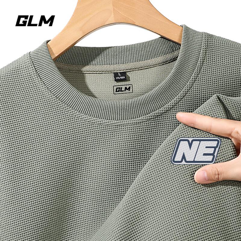 

GLM Men s Heavyweight Loose Fit Printed Crew Neck Pullover Sweatshirt XL