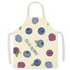 Strawberry Peach Children Apron Fruit Pattern Household Apron New Halter Neck Apron  Home Use