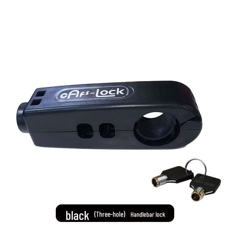 Universal Anti-Theft Motorcycle Handlebar & Throttle Lock with Alarm