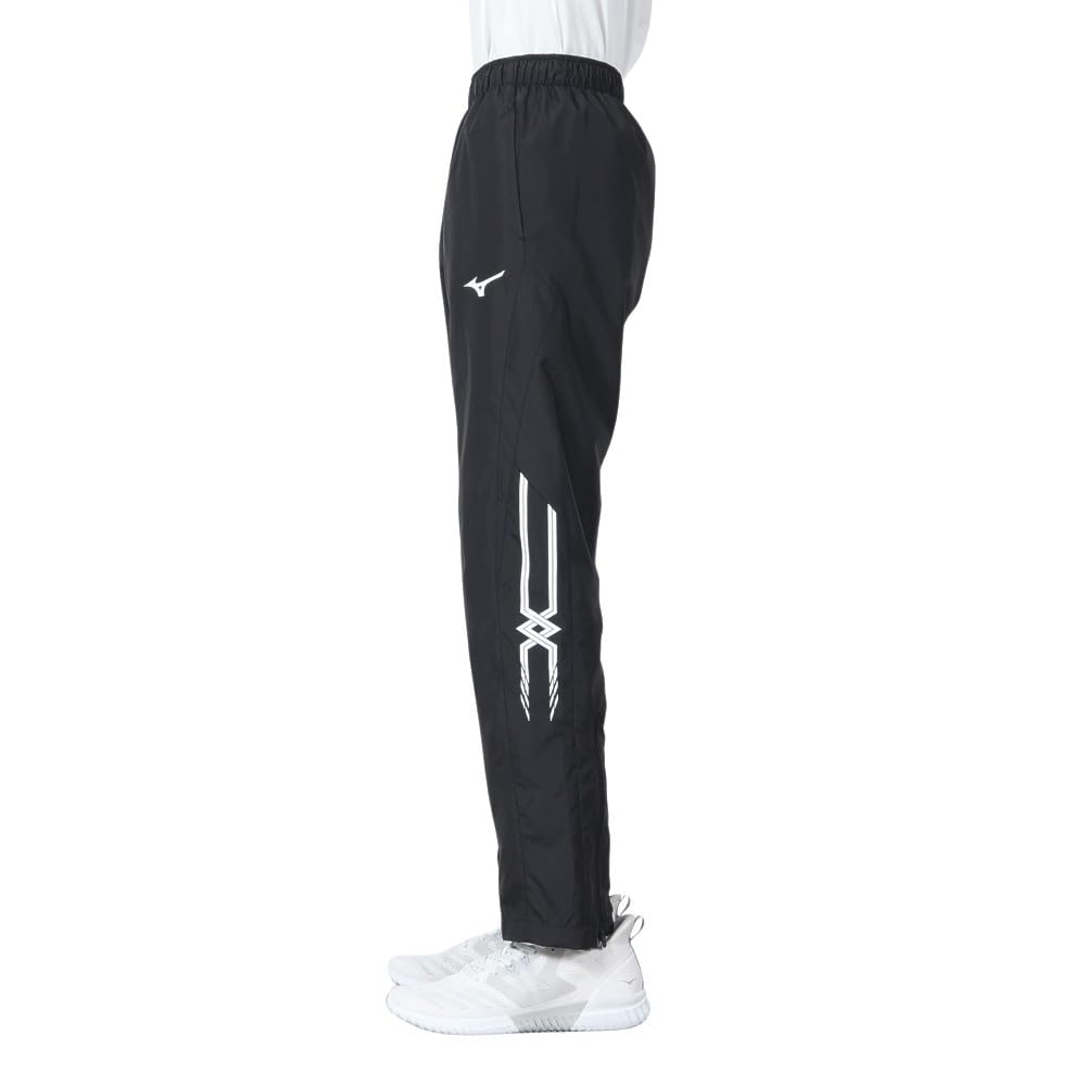 Training Wear Windbreaker Pants Sweat Absorbent Quick Drying Dry Unisex 32JF8015 09 M [Mizuno] Black/Black