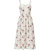 VEROMODA Floral Print Wide Strap Lined Dress
