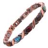 Natural Turquoise Copper Micro-Magnetic Bracelet, Customizable Gemstone