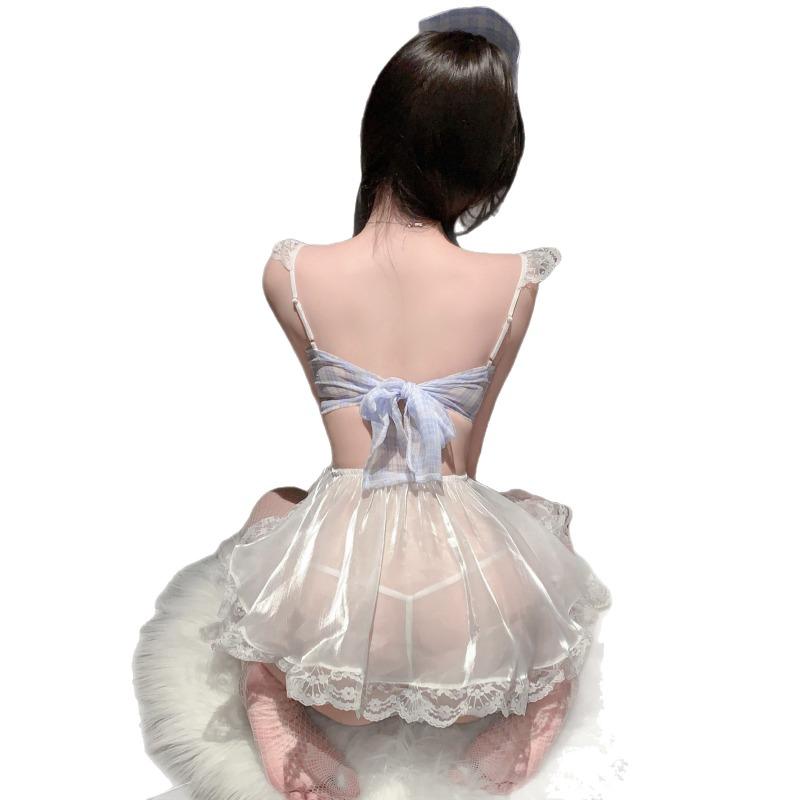 Erotic Lingerie Sexy Pure Lust Cute Maid Uniform Free Suit J Maid Plays Deep V Lolita Female
