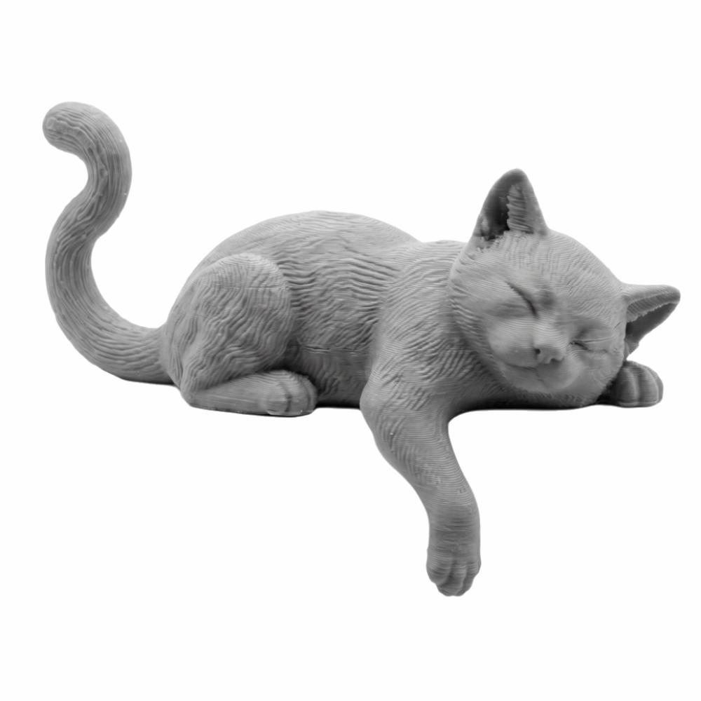 

Creative Desk Cat Decorations 3D Printed Decorative Cat Statues Home Decoration серый