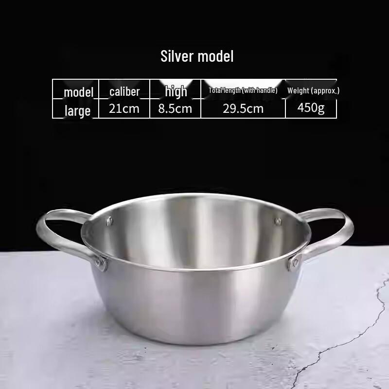 

Qianxing Stainless Steel Korean Style Mixing Bowl with Handles