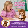 Little Live Pets My Baby Monkey Mango Sounds and Reactions Plush Interactive Monkey Toy Set with Interactive Pet for Ages 50+ Accessories, 4+