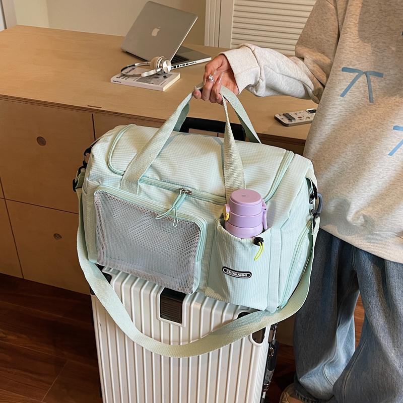 Reise-Fitness-Tasche mit großem Fassungsvermögen, wasserdichte, tragbare Sport-Duffel-Tasche für Herren, Handtasche für kurze Trainingsstrecken