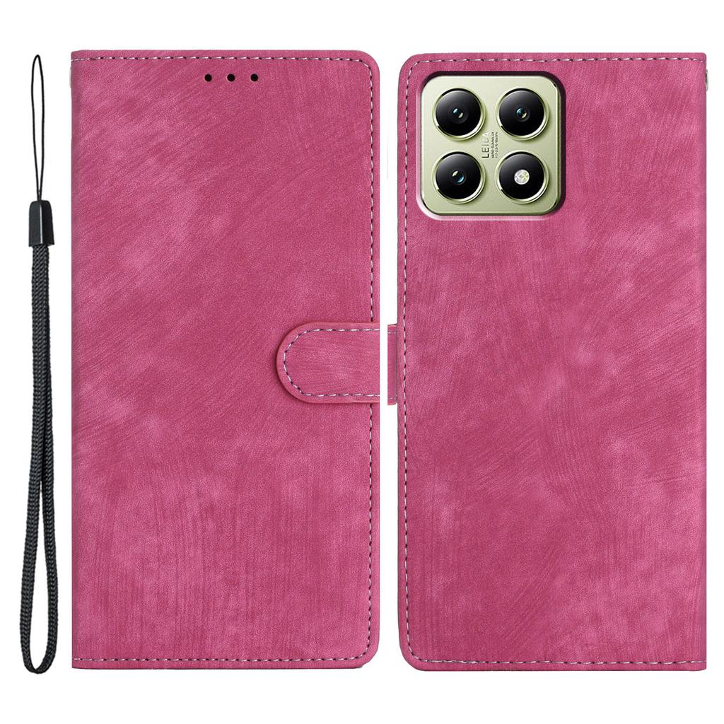 For Xiaomi 14T Case with Card Clots Skin-Touch PU Leather Phone Cover Stand