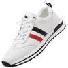 Red Dragonfly Women's Spring Sports Shoes - Soft Sole, Casual, White, Genuine Leather, Waterproof, Plus Velvet