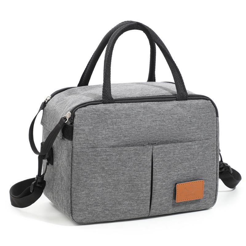 Portable Crossbody Insulated Lunch Box Bag for Picnics