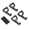 4 st för PS4 Slim Höjningsfäste Värmeavledning Spelkonsol Horisontell Höjningshållare för PS4 Slim Tillbehör