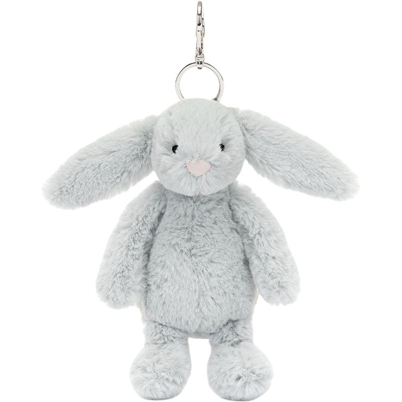 JELLYCAT Bonnie Rabbit Series Shy Rabbit Cute Silver Doll Plush Pendant Sitting Height 12.7cm Height