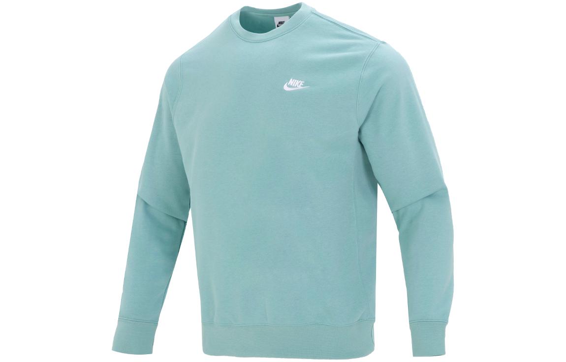 Nike Men s Logo Knit Crewneck Pullover Sweatshirt Blue BV2667-309 XL