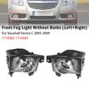 Pair Front Fog Light Lamp For Vauxhall Vectra C 2005-2009 1710362 1710363