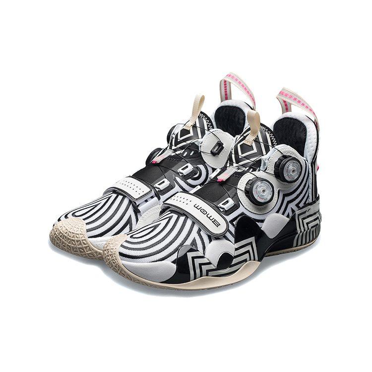 Scarpe da Basket Li Ning WAY OF WADE Uomo Mid Top Nero/Bianco ABEP001-15