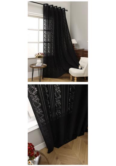 Translucent Lace Curtains: Light-Filtering Privacy for Bedroom & Living Room