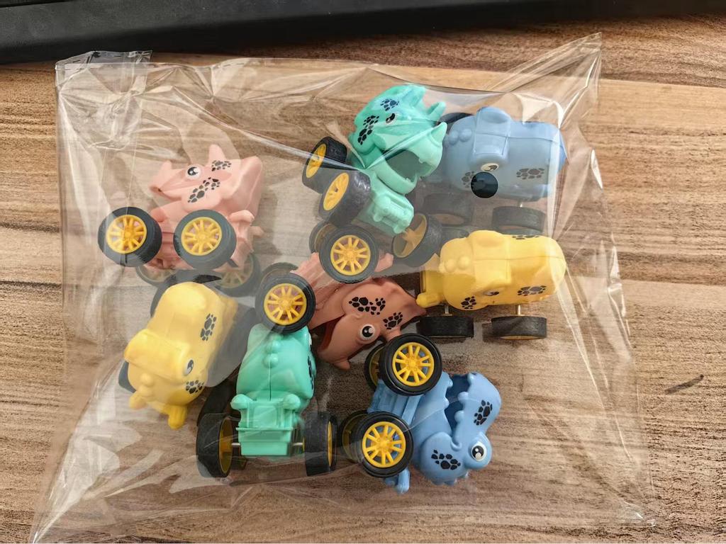 Kindergarten Back-to-School Toy: Pull-Back Car Set - Engineering & Military Vehicles in Individual Packaging
