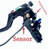 Universal 22mm 19RCS Racing Moto Bike Brake Clutch Lever Right Master Cylinder 19mm Piston Left Perch Line Cable Clutch  Lever
