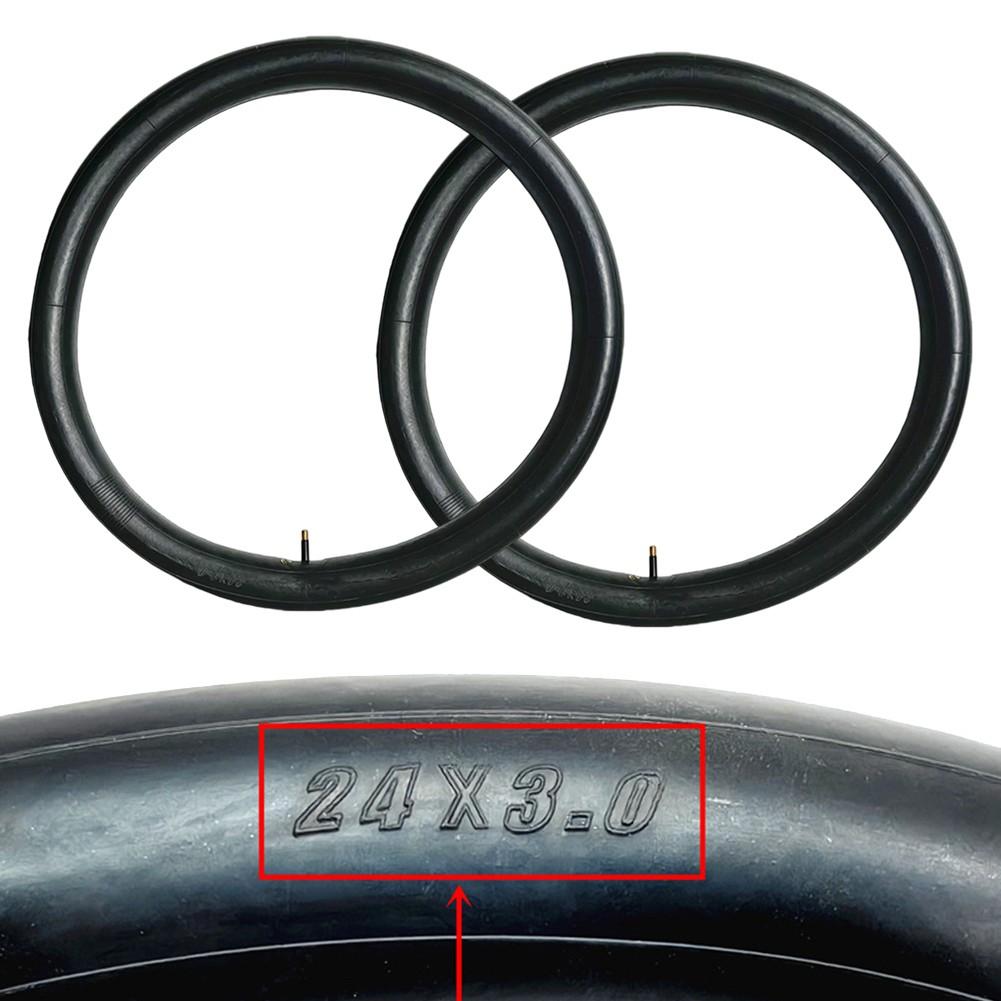2pcs For Fat Bike Inner Tubes 24x3 0 for Mountain and Electric Cycling