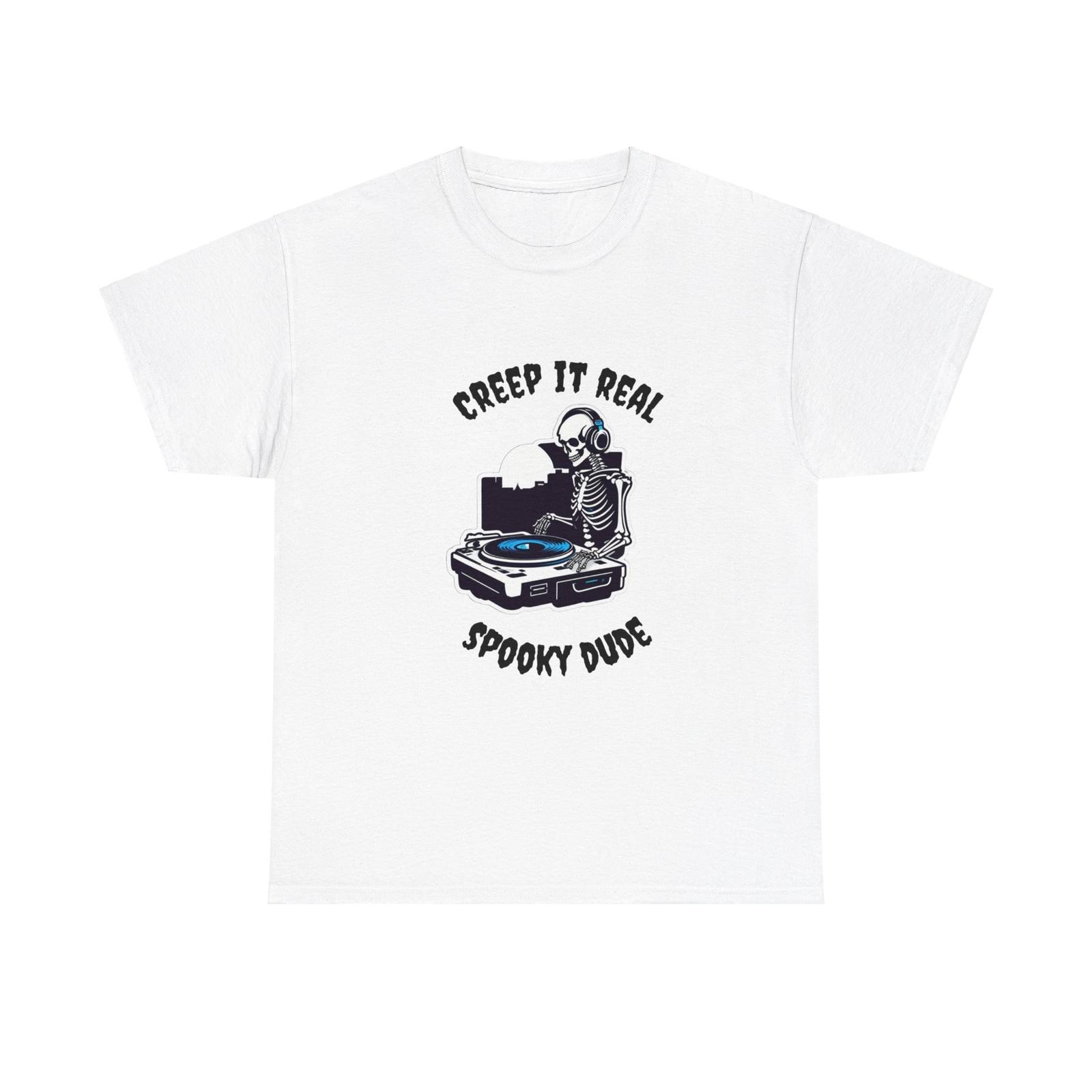 Copy of Spooky Skeleton DJ Halloween Tee S разноцветный