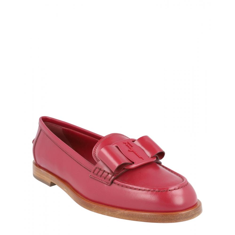 Salvatore Ferragamo Vivaldo Leather Loafer Melagrana