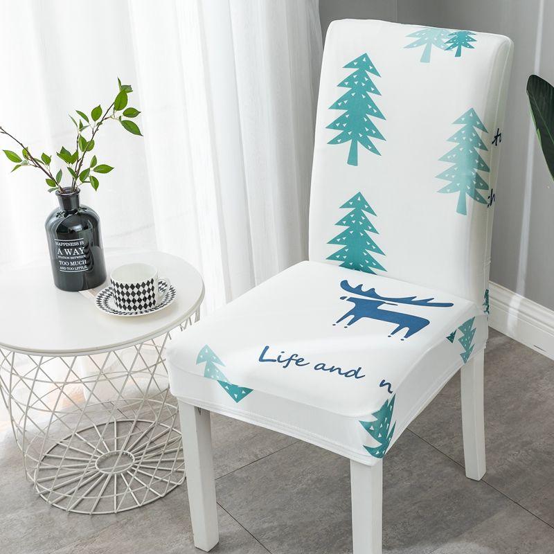 2 stk stoltrekk universal husholdningsstoltrekk elastisk spisestuestol putesett setetrekk krakktrekk