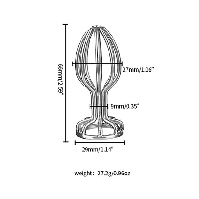 Stainless Steel Hollow Anal Plug Speculum Anal Dilator Expander Anus Butt Plug Erotic Sex Toys Women Men Anal Toys for