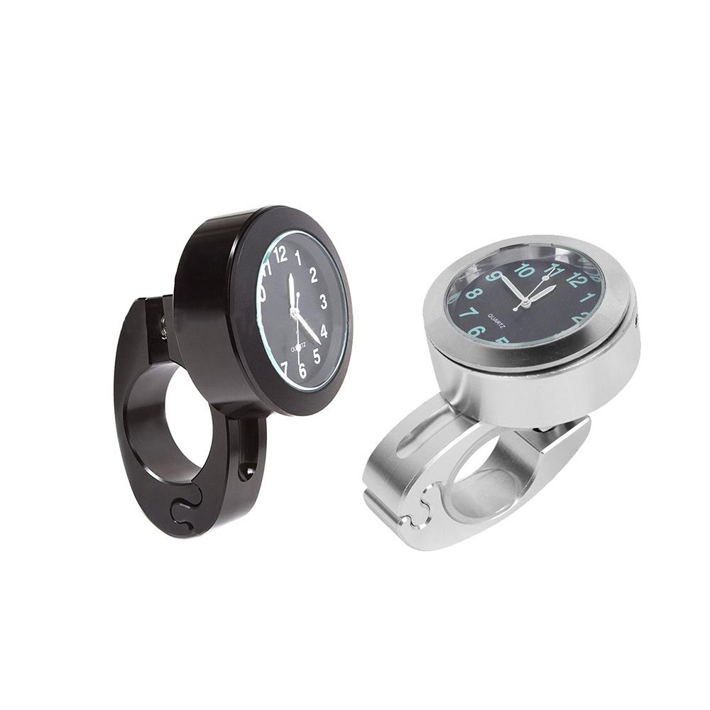 New Waterproof Clock Watch w/ Luminous Numbers For 7/8"- 1" Motorcycle Handlebar