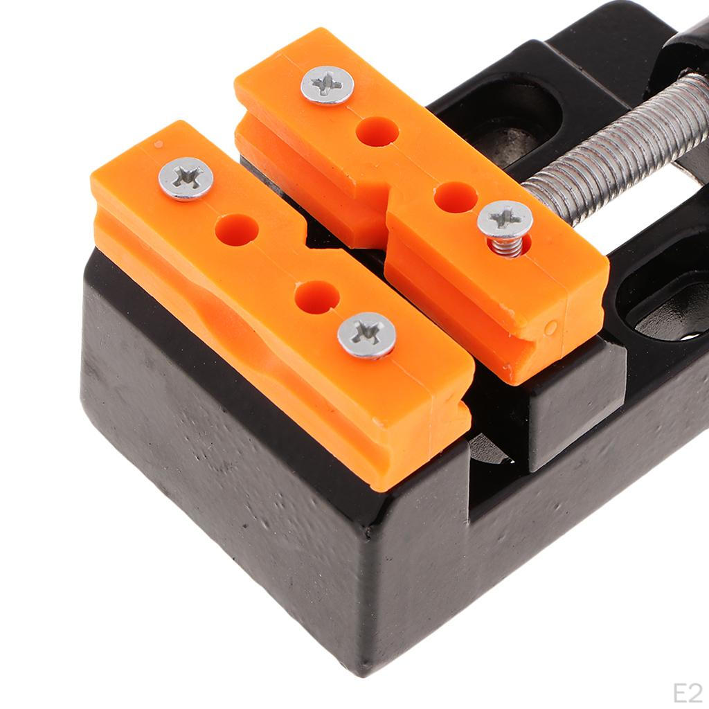 Mini clemă de fălci reglabilă de 57 mm, presă de foraj, masă menghină, instrument de artizanat pentru sculptură pentru bijuterii