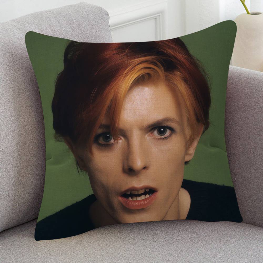 Sänger David Bowie Niedliche Cartoon L Spiel Kissenbezug Kissenhülle Polster Sofa Wurfkissen Heimdekoration Kissenbezug