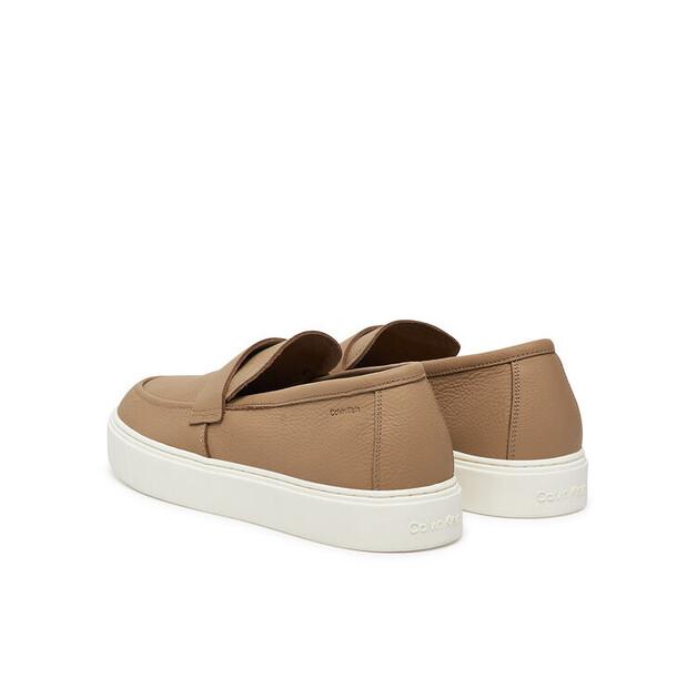 Мужские кроссовки Calvin Klein Moccasin lth unlined hm0hm01813 коричневые