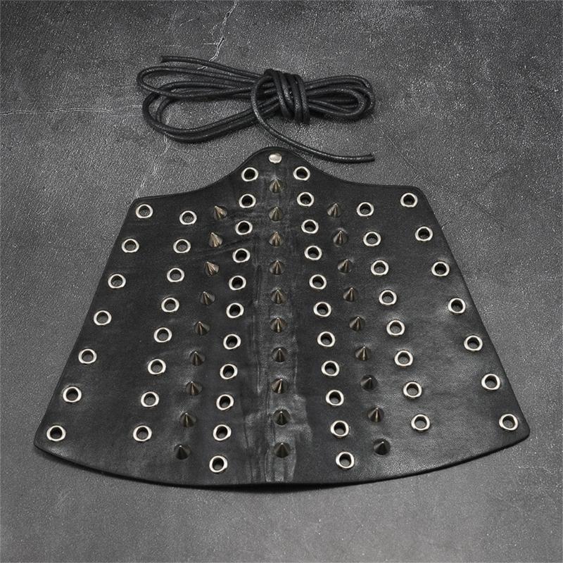 Multiuse Punk Arm Cuff PU Leather Arm Bracers With Secure Laceup Design For Music Festival Masquerades Party Photography
