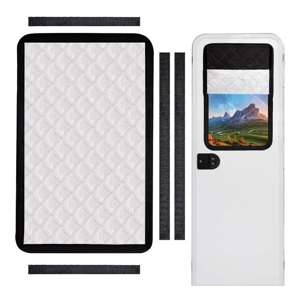 Foldable Aluminum Sunshade for RV Windows - Blackout Foil Travel Camping Side Block