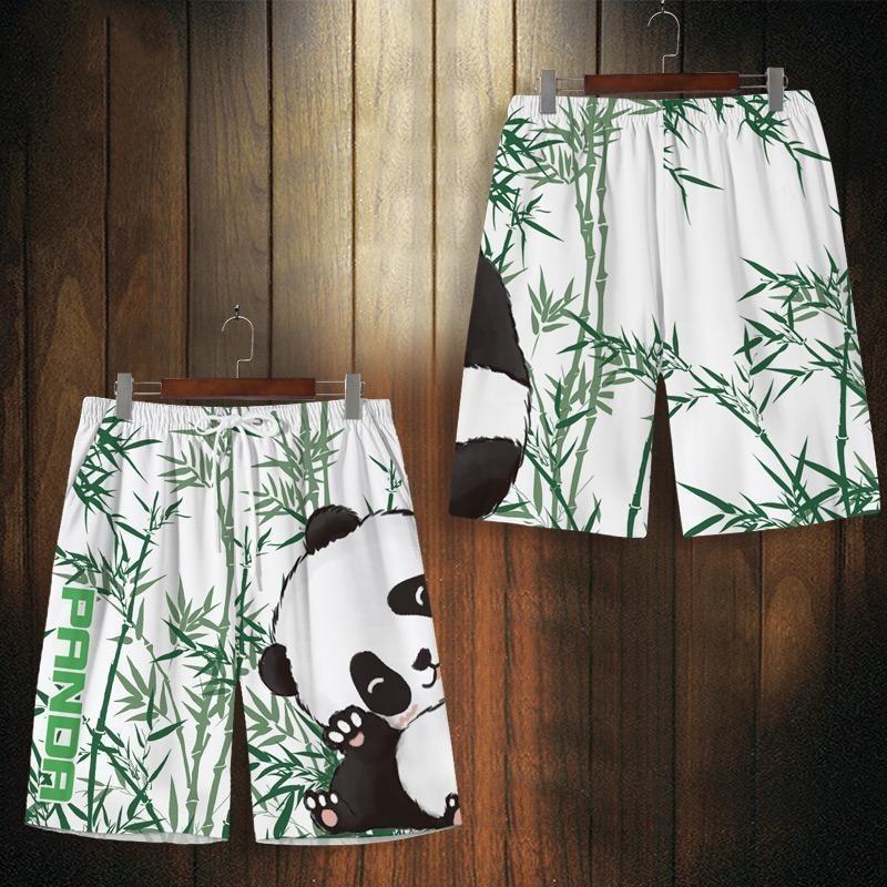 

Chinese Panda Bamboo Boxing Muay Thai Kickboxing Training Shorts Print Martial Art Boxer Unisex Men Women Kid Fighting Fitness Sport Gym Workout S