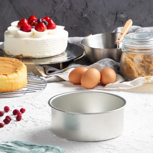 Endo Shoji Commercial Decorative Tin Can with Bottom, 21cm, 0.32mm Tin Plate, Made in Japan, WDK05021