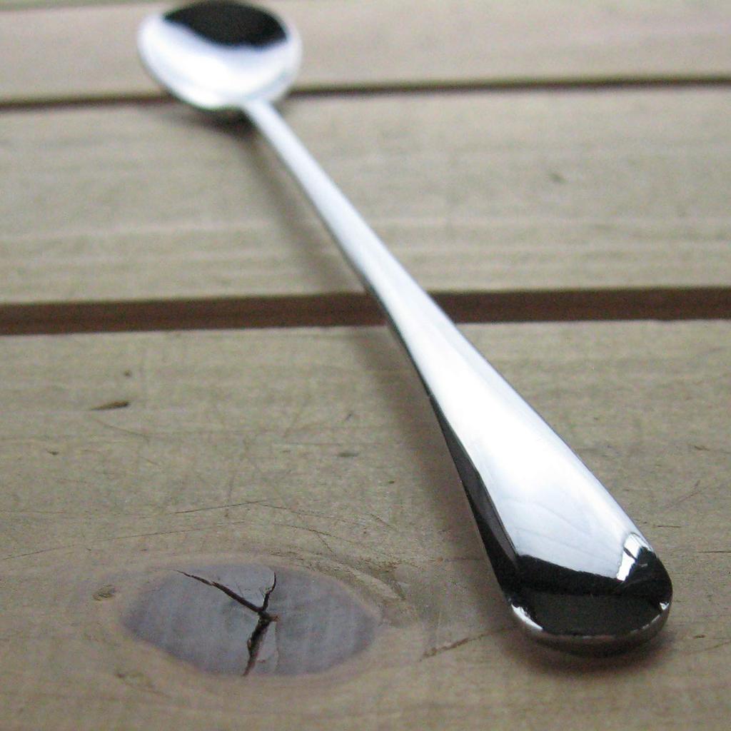 Nagao TOWA Shaved Ice Stainless Wooden Made In Japan Spoon, 19.7cm, 18-8 Steel, Box,