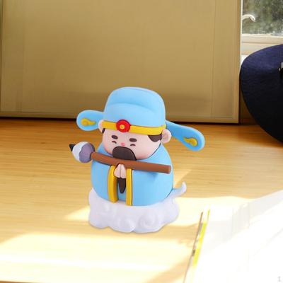 Chinesische Unsterbliche Figur Auto Armaturenbrett Ornament Fengshui Skulptur Sammlung Tisch Segnungen