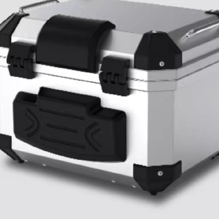 Motorcycle Top Box Backrest Cushion 45L Aluminum Trunk Ergonomic Design Long Ride Comfort Solution