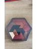 Hexagonal Wooden Geometric Puzzle Blocks for Kids 