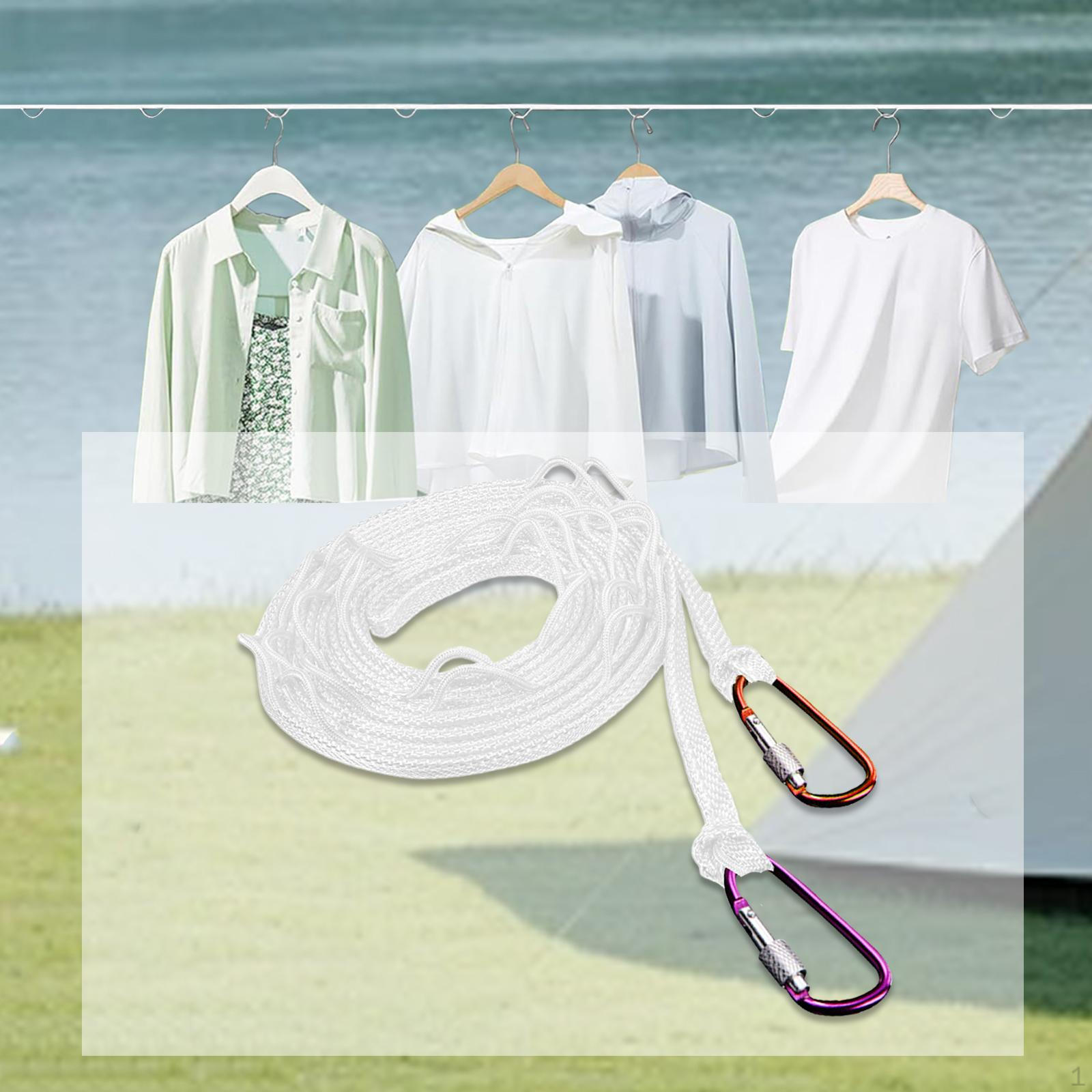 

Портативная бельевая веревка, шнур для стирки, ветрозащитная нейлоновая веревка для сушки одежды, уличная одежда для