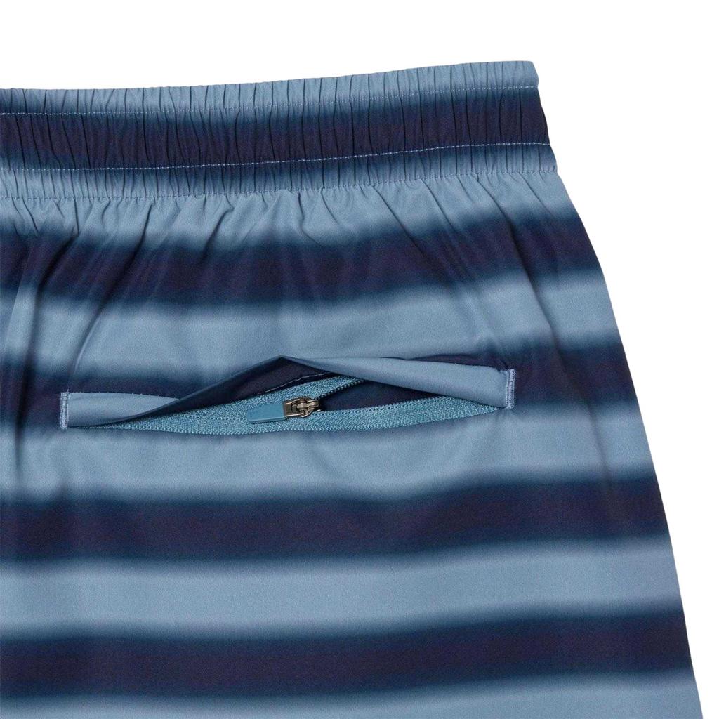 Lacoste Mens Striped Swimming Trunks