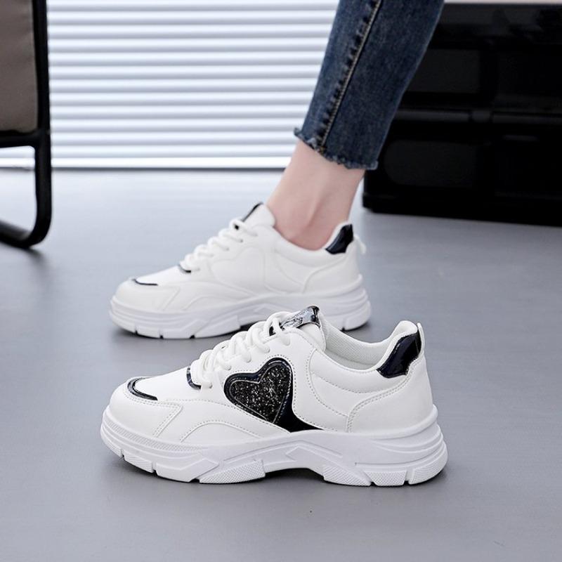 Fashion Lady Fitness Women Breathable Sneakers Woman Casual Shoes Cushion Female Comfortable Low Top Sock Sneakers Non-slip Walking Shoe