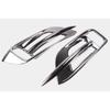 NEW-Chrome Car Rear Fog Light Grill Cover Trim For Honda Civic 10Th 2016 2017 2018 2019 Spare Parts Accessories Rear Fog Lamp Gr