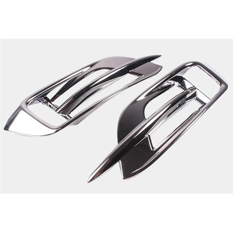 NEW-Chrome Car Rear Fog Light Grill Cover Trim For Honda Civic 10Th 2016 2017 2018 2019 Spare Parts Accessories Rear Fog Lamp Gr