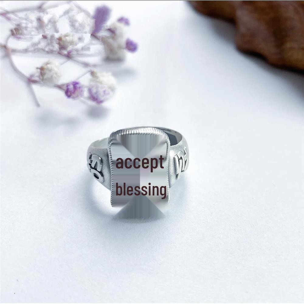 

Эмаль клуазоне Синее этническое женское открытое кольцо