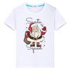 Santa Claus Graphics T Shirt for Kids Boy 10years Cotton Tops Anime Short Merry Christmas Cute Tees Y2k One Piece Girls Clothes