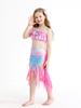 Mermaid Fish Scale Girls' Three-Piece Swimsuit Set