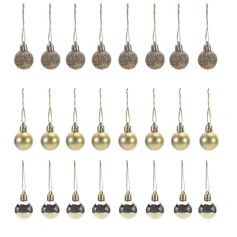 1box Christmas Balls Christmas Tree Ornaments Ball Xmas Hanging Tree Pendants Home Party Decor New Year Gift Noel Navidad